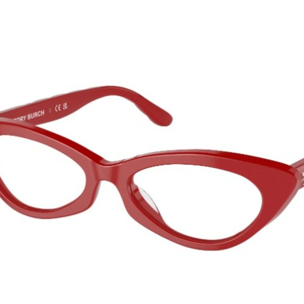Tory Burch Red Cat Eye Glasses Frames new with box - Picture 9 of 10